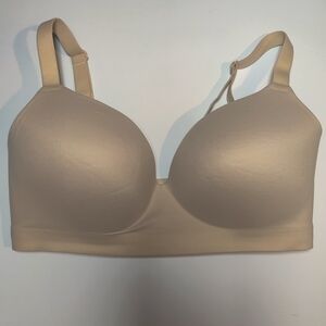 Soma 36D Embliss Wireless Bra, Light Tan